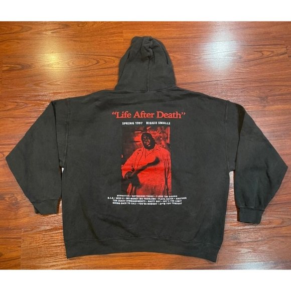 THE NOTORIOUS BIG LIFE HOODIE SZ XL - Picture 2 of 6